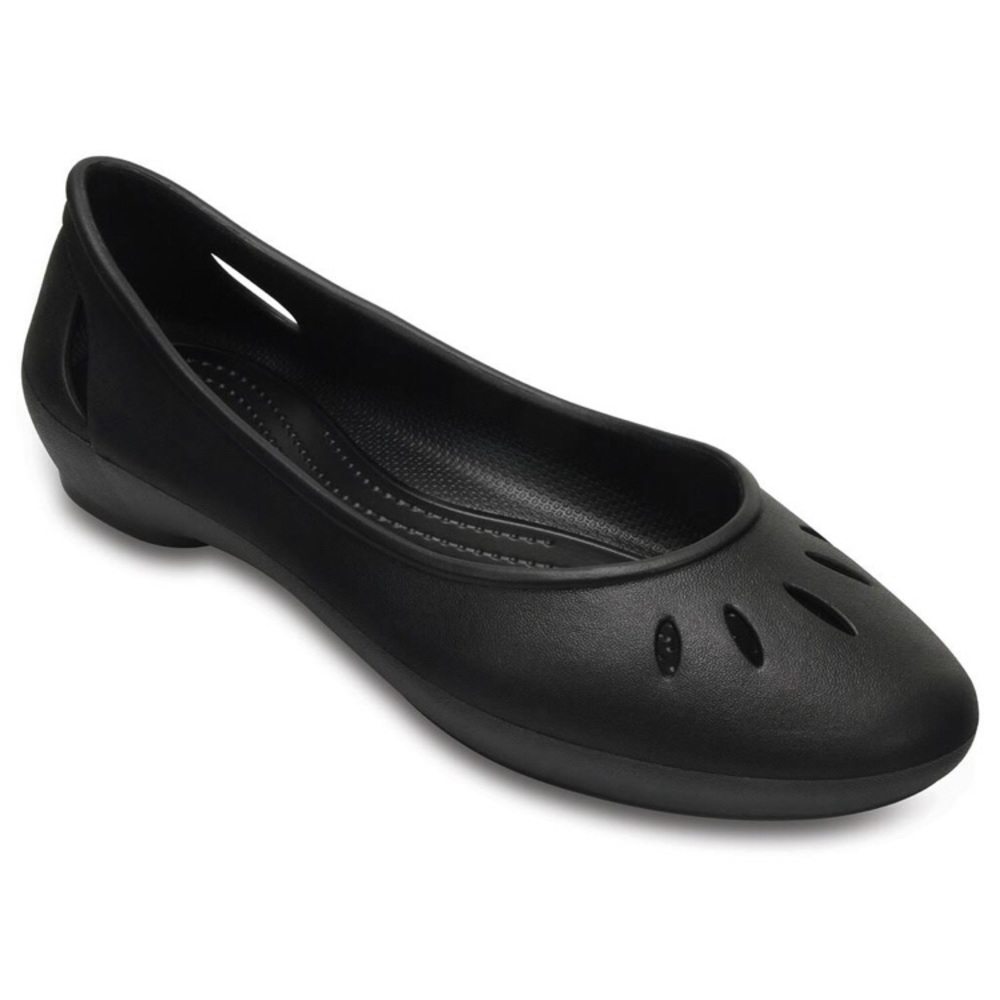 Dark Grey NWOT Crocs Kelli Ballet Flat Size 6